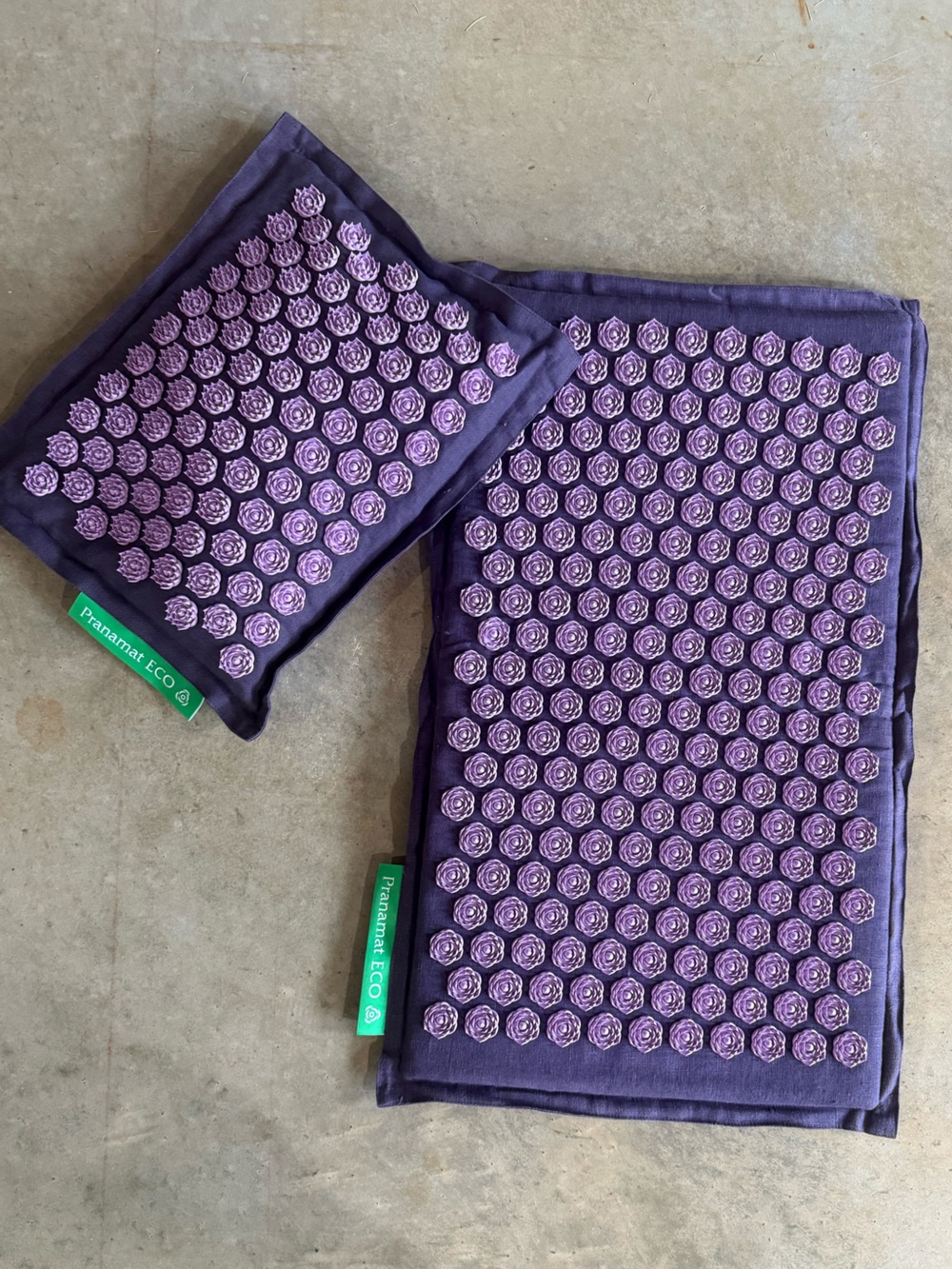 Purple Acupressure Mat and Pillow Set
